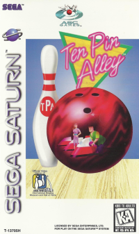 Ten Pin Alley Sega Saturn US box art